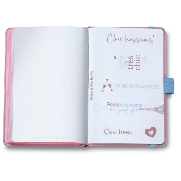copy of Sentinel Emily in Paris Ballpoint Pen & Leather Card Case Set Pink Sheaffer - 15