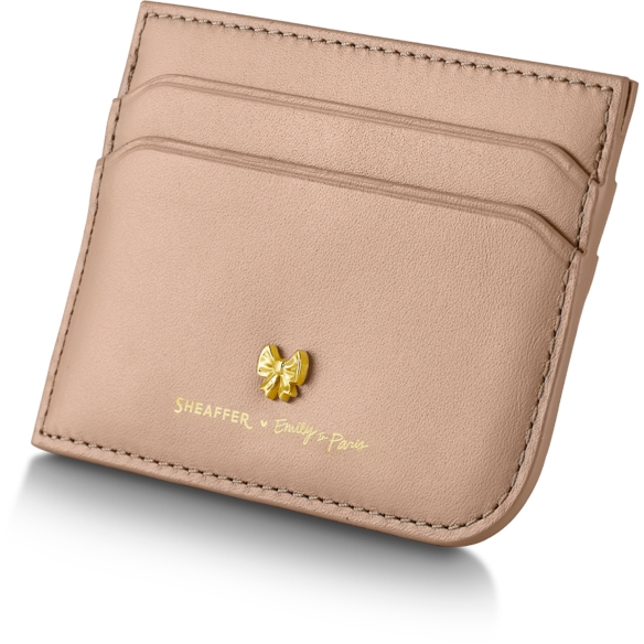 Coffret Sheaffer 100 Emily in Paris : stylo bille et porte-cartes beige Sheaffer - 9