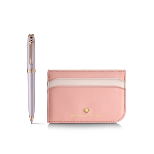 Prelude Mini Emily in Paris golyóstoll és kártyatartó szett rózsaszín Swarovski Sheaffer - 1