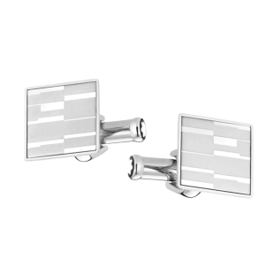 Heritage Mystery Square Steel Cufflinks Montblanc - 1