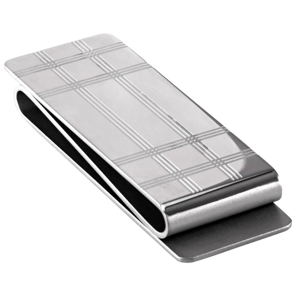Montblanc Timeless Sartorial geruite geldclip - 1