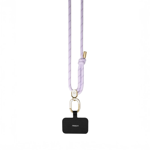 Olkalaukku, jossa on lila Orbitkey puhelinhihna - 1