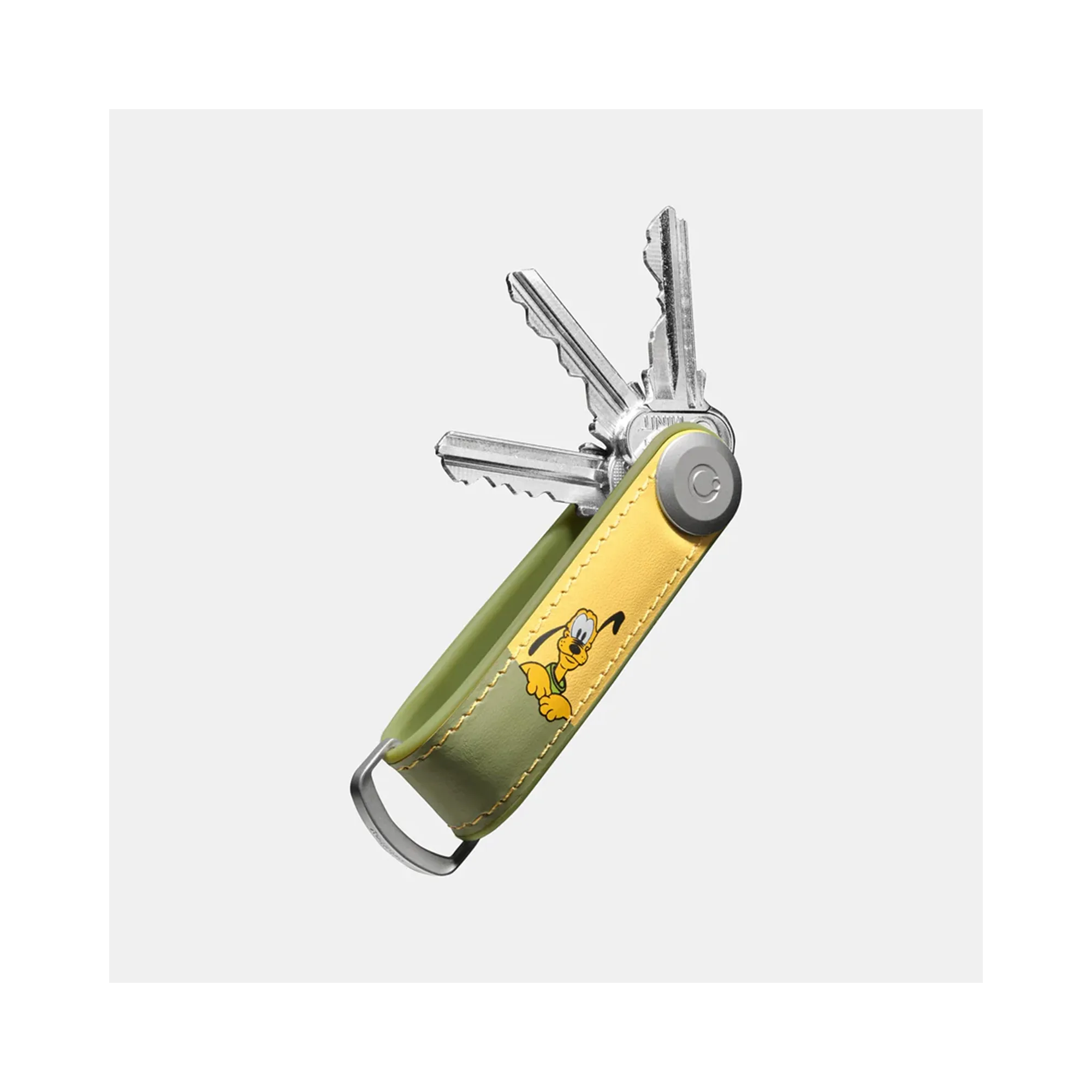 Orbitkey - Hybride Leren Sleutelhanger Met Disney Pluto-print
