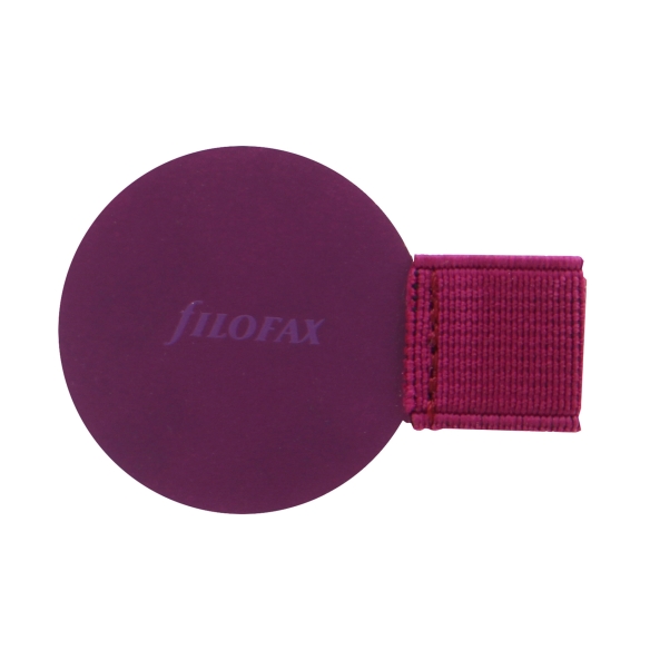 Lazo elástico para bolígrafo Filofax morado - 1