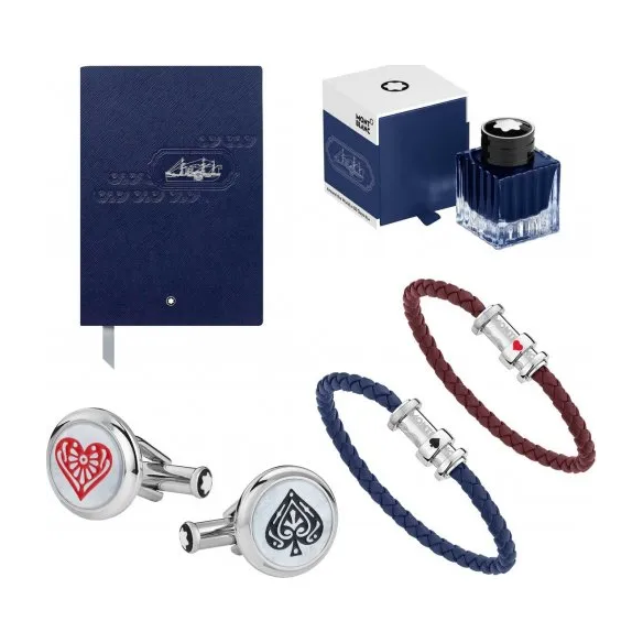 Meisterstück Hyldest til bogen Jorden rundt på 80 dage Ace of Hearts armbånd Montblanc - 3