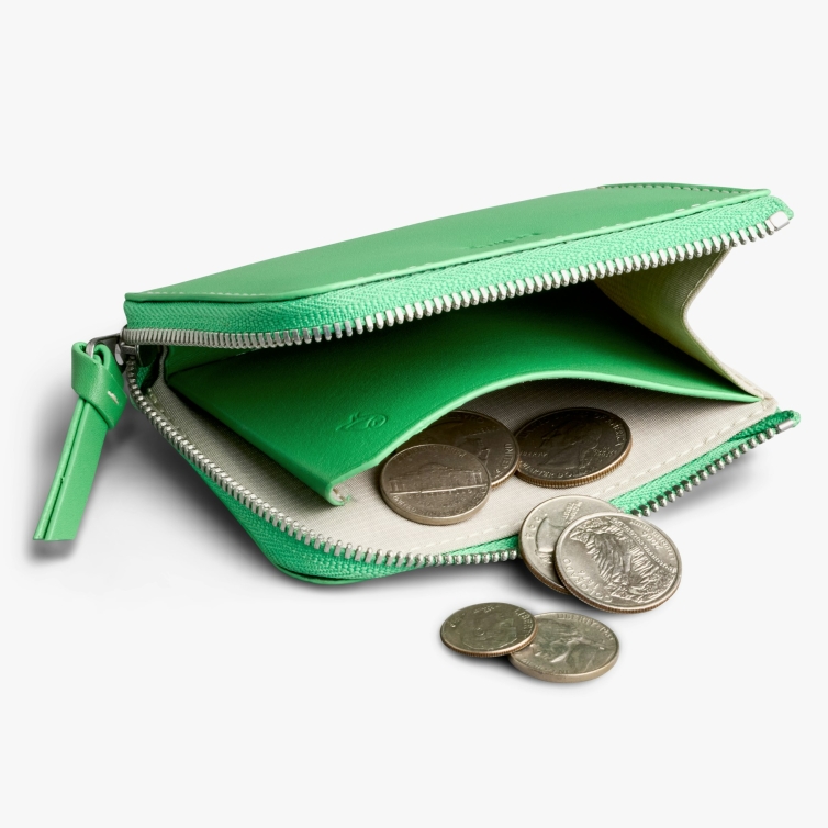 L- Pocket Neon Green minimalistická peněženka Bellroy - 5
