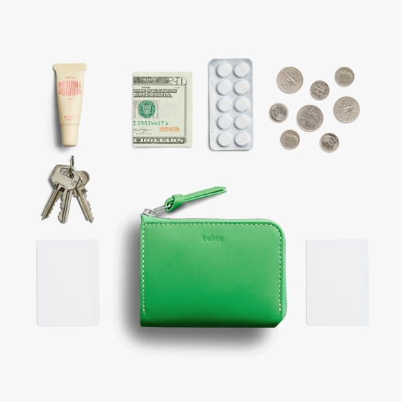Μινιμαλιστικό πορτοφόλι Bellroy σε χρώμα L- Pocket , σε νέον πράσινο χρώμα - 6