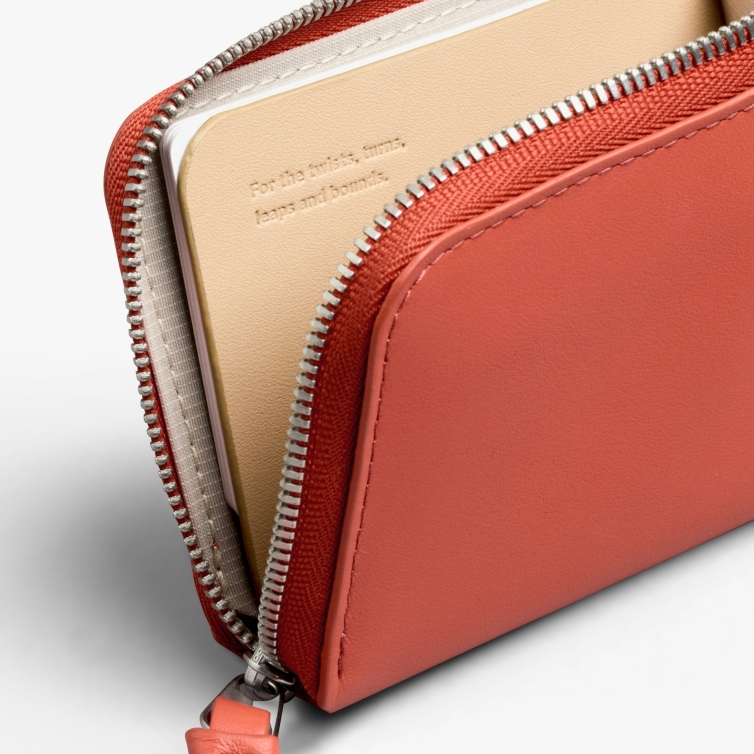L- Pocket Blood Orange minimalistische Geldbörse Bellroy - 4