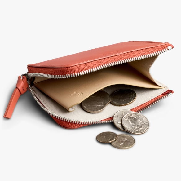 L- Pocket Blood Orange minimalistische Geldbörse Bellroy - 5