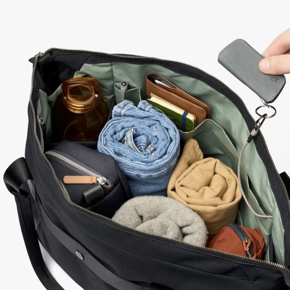 Classic torba za oddih Črna potovalna torba za vikend Bellroy - 4
