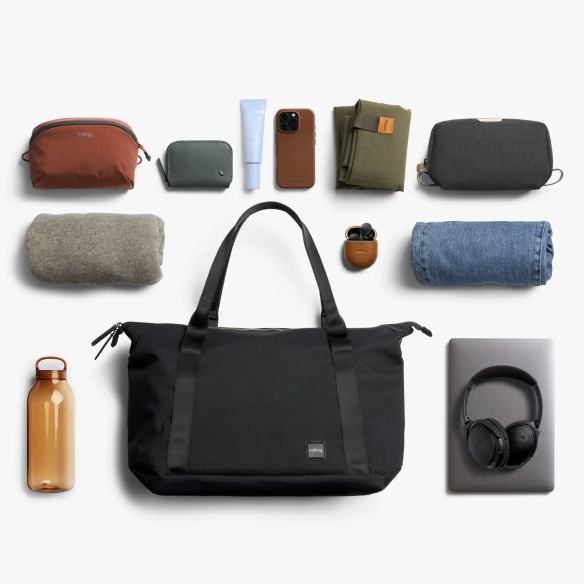 Classic torba za oddih Črna potovalna torba za vikend Bellroy - 8