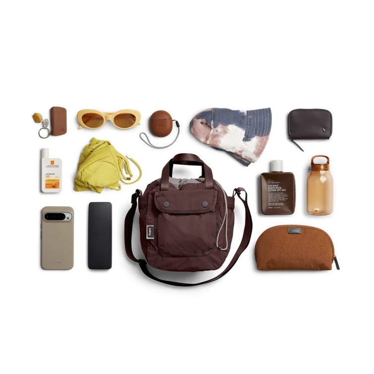 Cinch Bucket Bag Bordeauxrød rygsæk Bellroy - 9