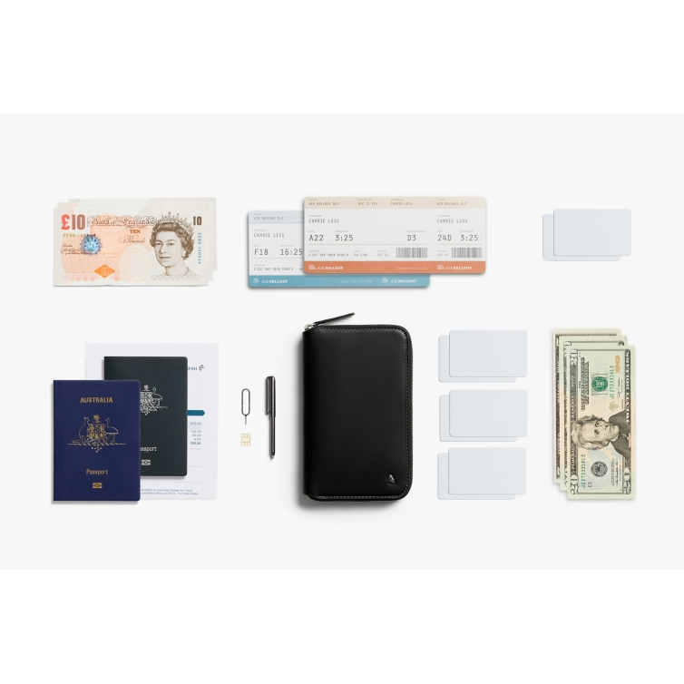 Travel Folio Black cestovná peňaženka Bellroy - 9