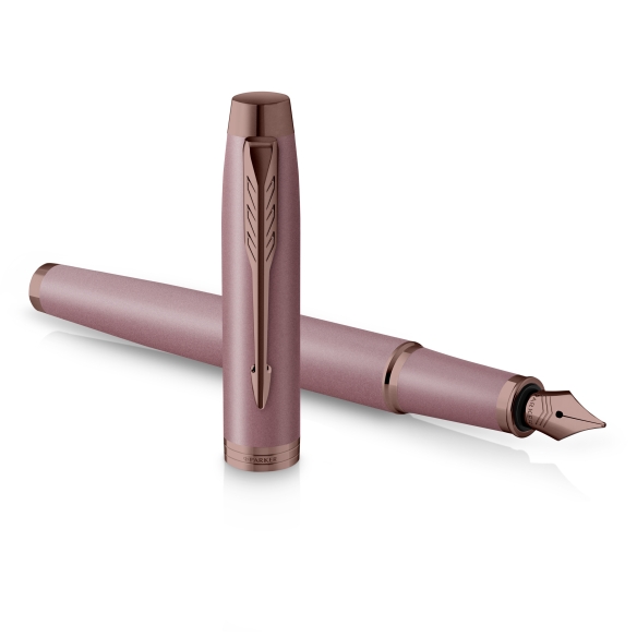 Pluma estilográfica Parker IM Finishing Touch color malva - 2