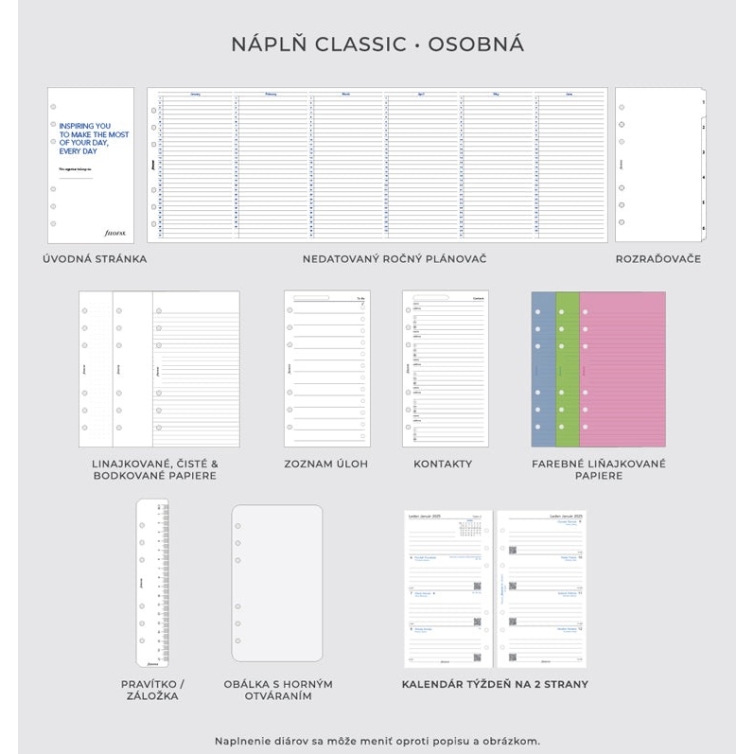 Agenda personal Filofax Domino Soft negra - 4