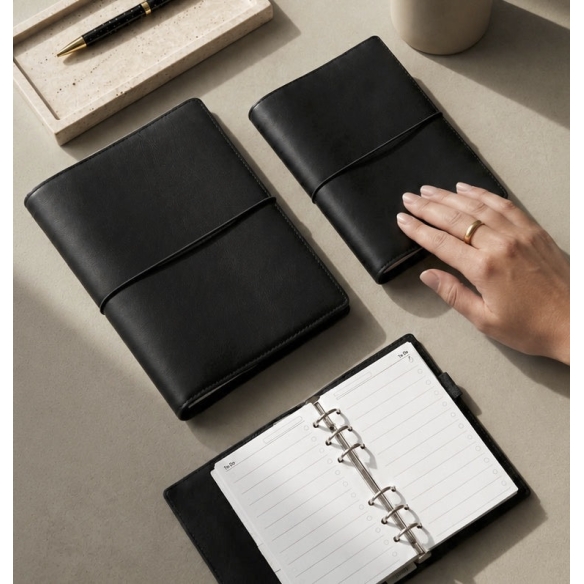 Agenda personal Filofax Domino Soft negra - 7