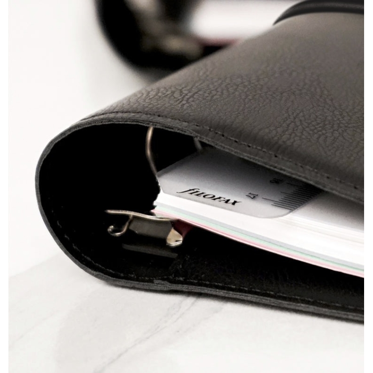 Agenda personal Filofax Domino Soft negra - 10