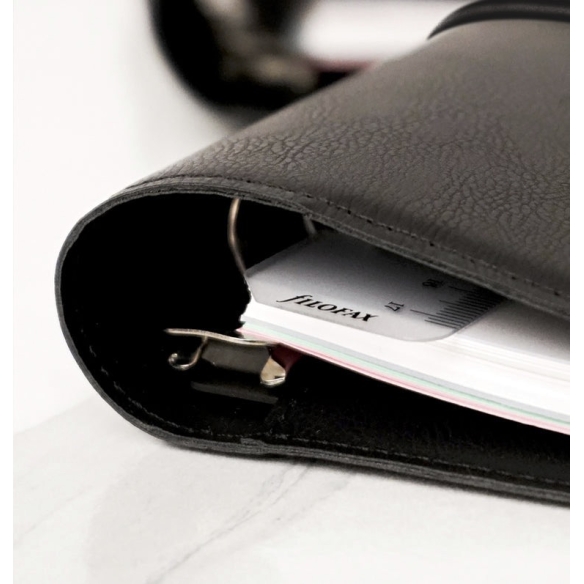 Domino Soft személyes napló, fekete Filofax - 10 db