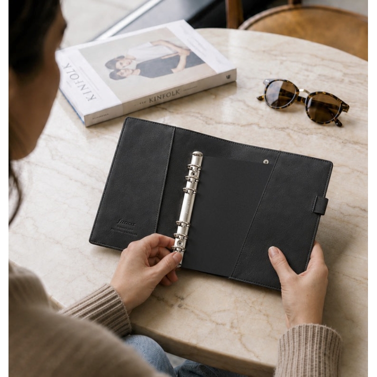 Domino Soft személyes napló fekete Filofax - 15