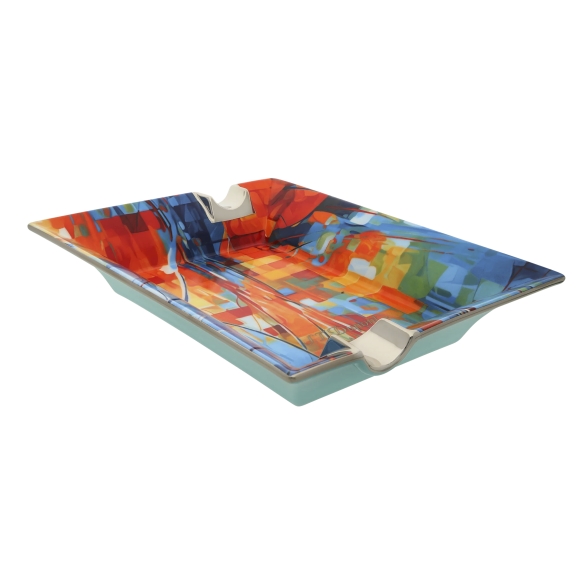 Graff'ty Multicolored Cigar Ashtray ST Dupont - 1