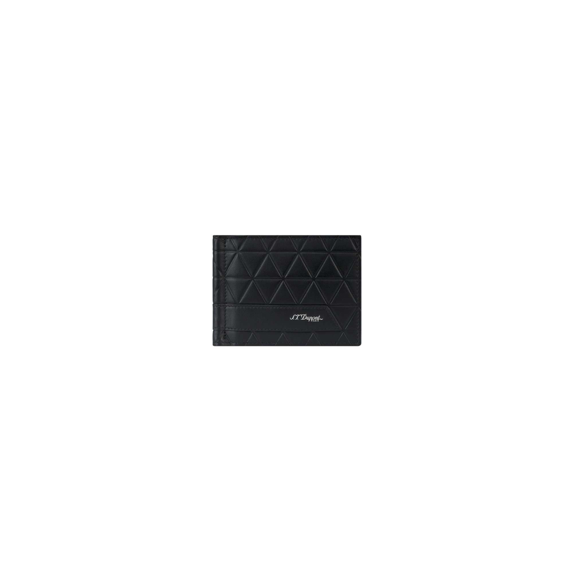 S.t. Dupont - Firehead Black Wallet With Money Clip