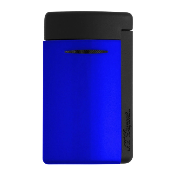 Encendedor Minijet Fluo Negro-Azul ST Dupont - 2