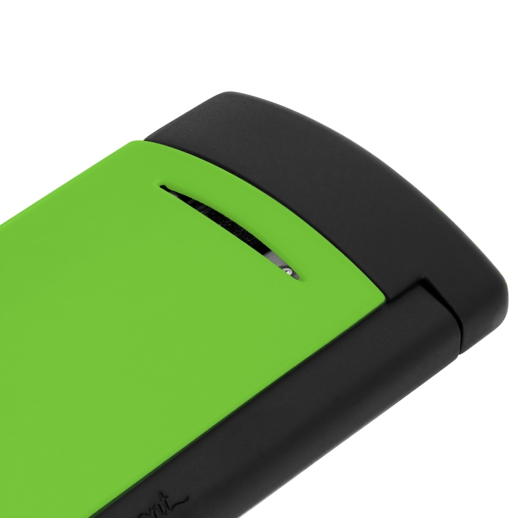 Minijet Fluo Black-Green Jet Lighter ST Dupont - 1