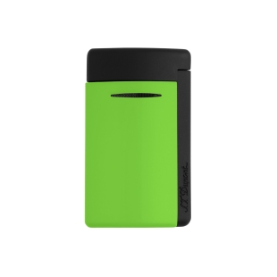 Accendino Minijet Fluo Nero-Verde a getto ST Dupont - 2