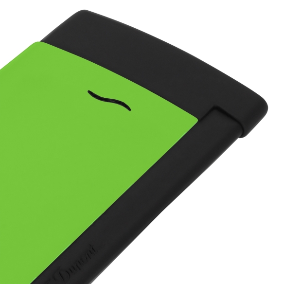 Accendino Slim 7 Fluo Nero-Verde Jet ST Dupont - 2