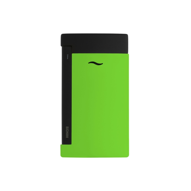 Slim 7 Fluo musta-vihreä jet-sytytin ST Dupont - 3 kpl