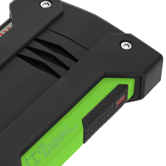 Defi Extreme Fluo Schwarz-Grün Jet Feuerzeug ST Dupont - 2
