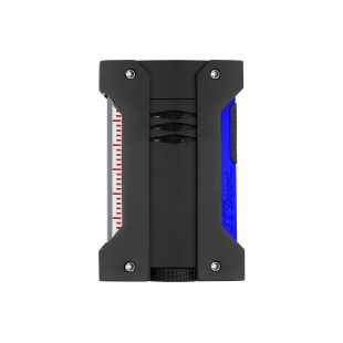 Briquet jet noir et bleu Defi Extreme Fluo ST Dupont - 1