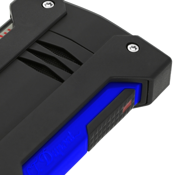 Accendino Defi Extreme Fluo Jet Black-Blue ST Dupont - 2
