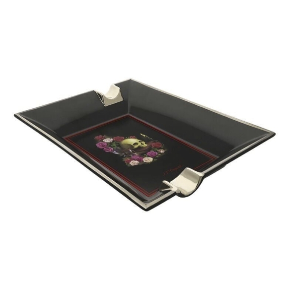 Memento Mori svart lyxig cigarr askfat ST Dupont - 2