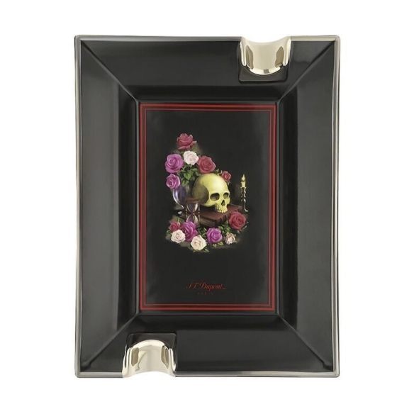 Memento Mori svart lyxig cigaraskfat ST Dupont - 1