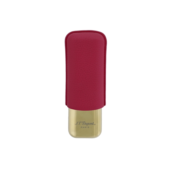 Carcasă de lux roz fuchsia pentru 2 trabucuri ST Dupont - 2