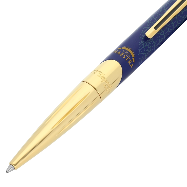 Défi Millennium Partagas blue-gold ballpoint pen ST Dupont - 2