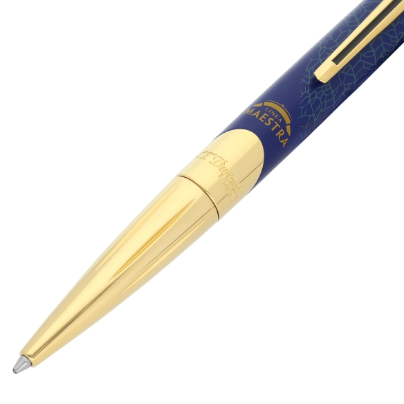 Défi Millennium Partagas blue-gold ballpoint pen ST Dupont - 2