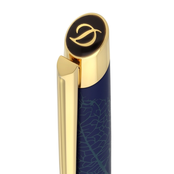 Défi Millennium Partagas blue-gold ballpoint pen ST Dupont - 4