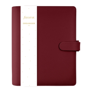 Filofax Saffiano A5 dnevnik tamnocrveni - 2