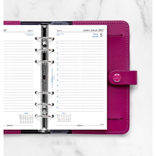 Recharges de calendrier 1 jour par page Personnel 2027 CZ/SK Filofax - 2