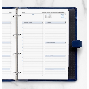 Täyttökalenteri, 1 päivä sivua kohden, A4 2027 Business 5J Filofax - 1