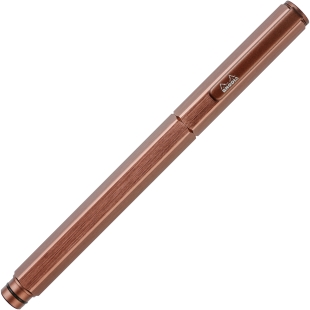 script brown fountain pen Rhodia - 1