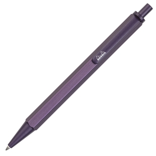 bolígrafo morado con escritura Rhodia - 1