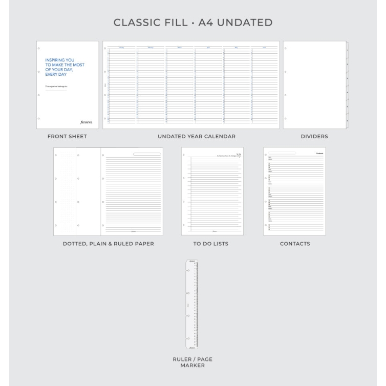 Metropol Organiser A4 black