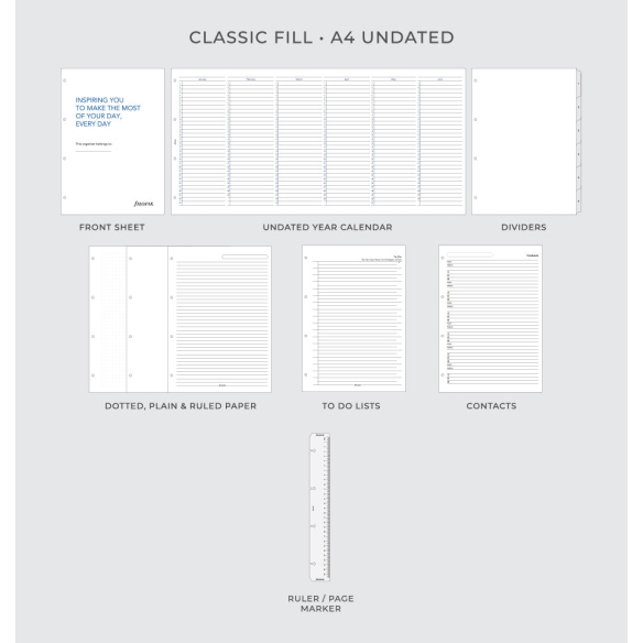 Metropol Organiser A4 black