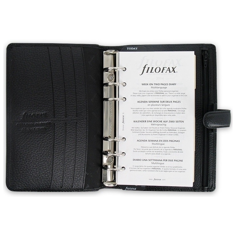 Finsbury Diár Osobný čierna FILOFAX - 3