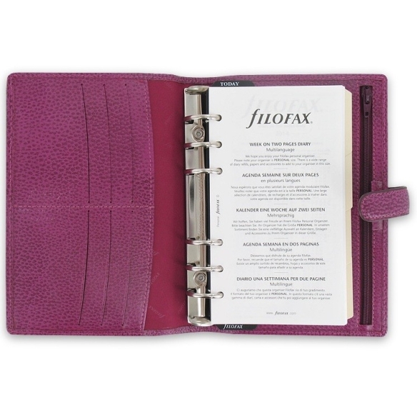 Finsbury Diár Osobný ružová FILOFAX - 3