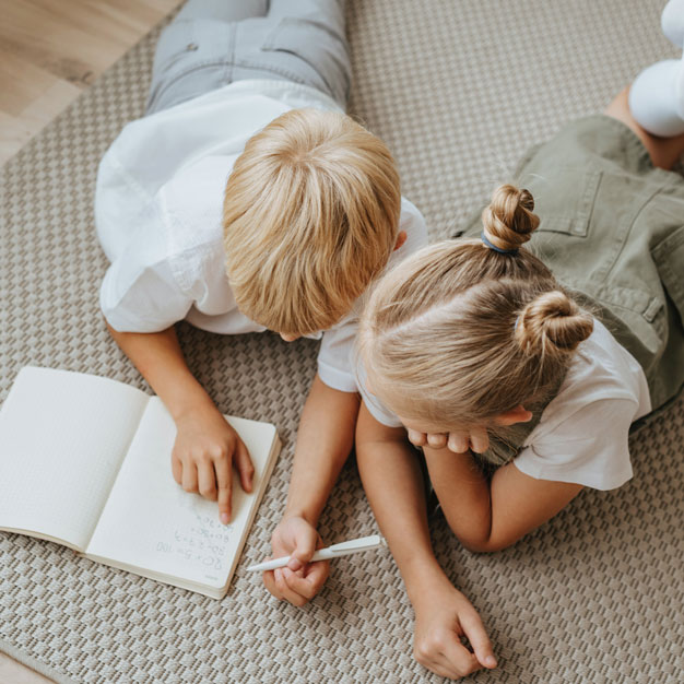 kids healthy writing