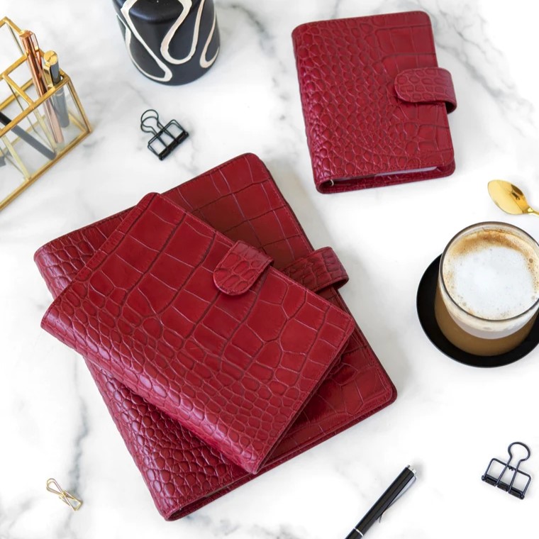 Filofax Classic Croc Cherry